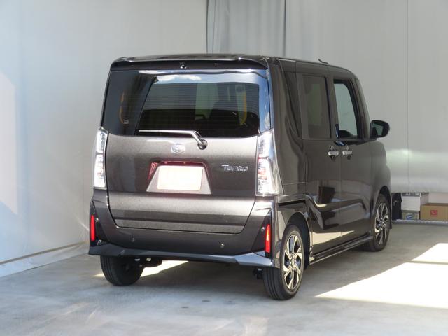 タント カスタムＸ　　純正９型ディスプレイオーディオ　１年間無料保証　衝突軽減ブレーキ　アイドリングストップ機能　Ｂカメラ　ＴＶ　ＬＥＤ　ワンオーナー　前席シートヒーター　電動格納ミラー　電動パーキングブレーキ　両側パワースライドドア　キーフリー　コーナーセンサー（4枚目）