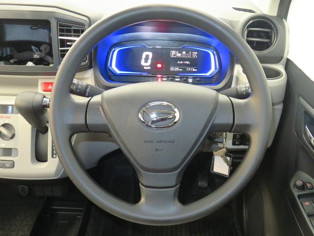 ミライース Ｘ　ＳＡＩＩＩ　　　　　　マニュアルエアコン　１年間無料保証　盗難防止アラーム　試乗車ＵＰ　衝突回避支援ブレーキ機能　コーナーセンサー　電格ミラ　レーンキープアシスト　　　点検記録簿付　１オーナー　ＬＥＤライト　キーレスキー　パワーウィンドウ　純正フロアマット（11枚目）