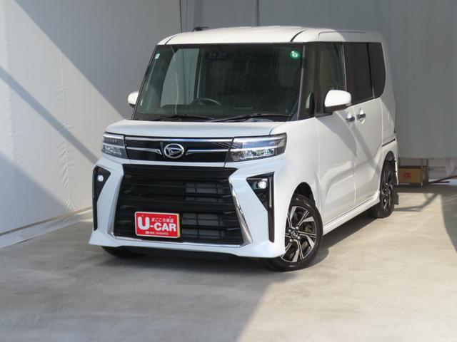 タント カスタムX 純正9型ディスプレイオーディオ 1年間無料保証 衝突軽減ブレーキ コーナーセンサー Bluetooth アイストップ Bカメラ TV LED ワンオーナー キーフリー 電動パーキングブレーキ 両側パワースライドドア 運転席・助手席シートヒーター(2枚目)