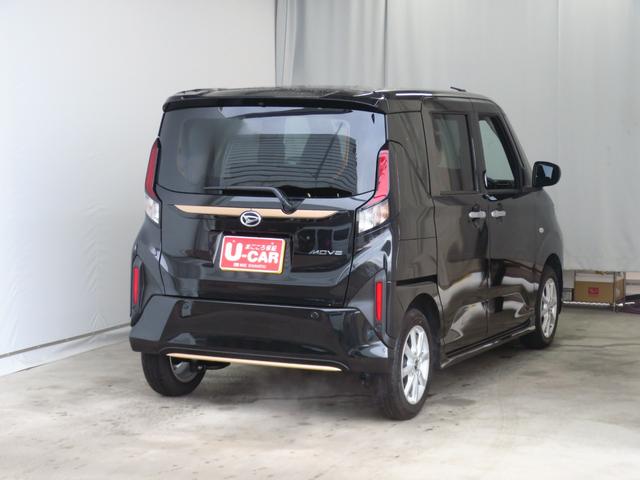 ムーヴ Ｇ　助手席側パワースライドドア　バックカメラ　１年間無料保証　元試乗車　衝突被害軽減ブレーキ　ＬＥＤ　コーナーセンサー　純正９型ディスプレイオーディオ　前後ドラレコ　電動パーキングブレーキ　Ｂｌｕｅｔｏｏｔｈ対応　ワイヤレス充電　ノーブルシックスタイル（4枚目）