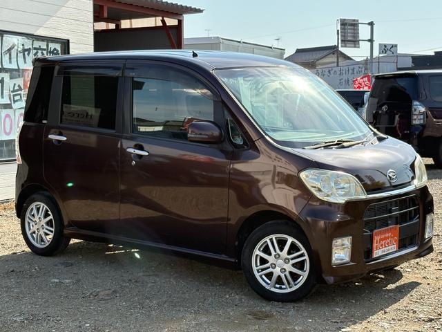 タントエグゼ カスタムG 1年保証 社外ワンセグSDナビ バックカメラ USB入力 純正14インチアルミホイール オートエアコン 新品バッテリー タイミングチェーン キーレス オーバーヘッドコンソール HIDヘッドライト(4枚目)