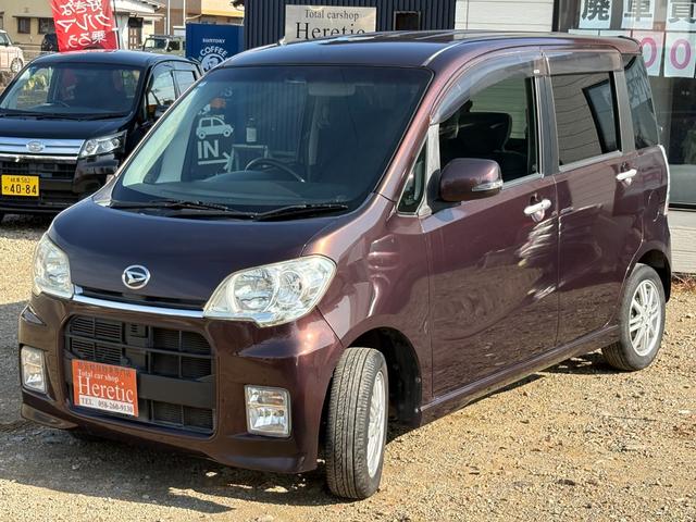 タントエグゼ カスタムG 1年保証 社外ワンセグSDナビ バックカメラ USB入力 純正14インチアルミホイール オートエアコン 新品バッテリー タイミングチェーン キーレス オーバーヘッドコンソール HIDヘッドライト(5枚目)