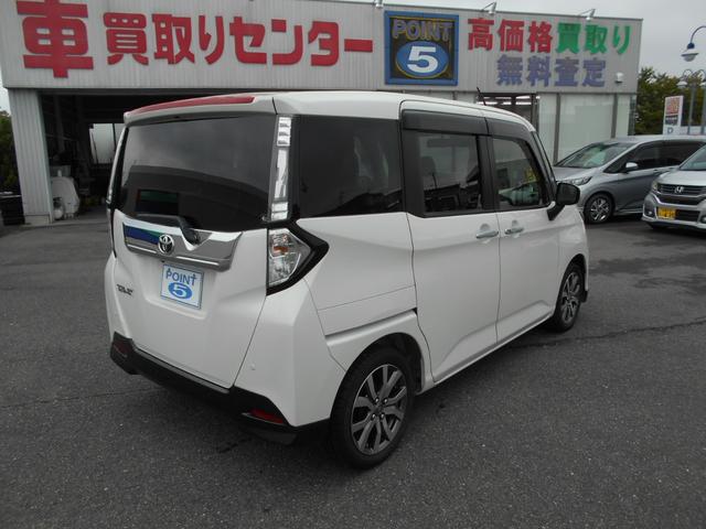タンク カスタムＧ－Ｔ　１オーナー　禁煙車　社外９インチメモリーナビ　ＣＤ・ＤＶＤ再生　フルセグＴＶ　Ｂｌｕｅｔｏｏｔｈ接続　バックカメラ　インテリキー（スペア有）　両側パワースライドドア　ＥＴＣ　スマートアシスト　純正ＡＷ（25枚目）