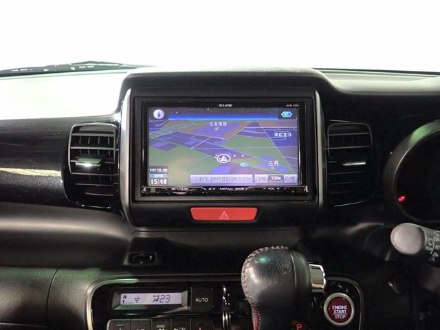 Ｎ－ＢＯＸカスタム Ｇ・ターボＡパッケージ　ワンオーナー　禁煙車　社外ＳＤナビ　ＣＤ・ＤＶＤ再生　フルセグＴＶ　Ｂｌｕｅｔｏｏｔｈ接続　バックカメラ　インテリキー（スペア有）　ＥＴＣ　ＨＩＤ　衝突軽減ブレーキ　両側パワースライドドア　純正ＡＷ（3枚目）