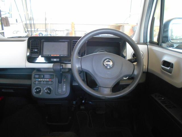 モコ S 禁煙車 純正SDナビ CD再生 フルセグTV インテリキー(スペア有) ETC アイドリングストップ ベンチシート タイミングチェーン CVT(12枚目)