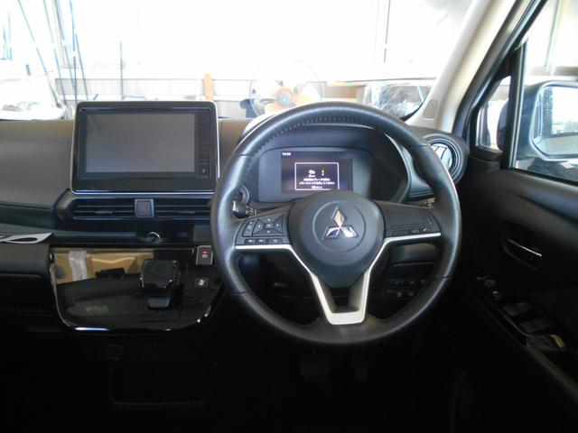 eKクロス EV G 禁煙車 純正9インチディスプレイオーディオ AppleCarPlay・AndroidAuto対応 Bluetooth接続 前後ドラレコ インテリキー(スペア有) ブレーキホールド 自店買取車(13枚目)