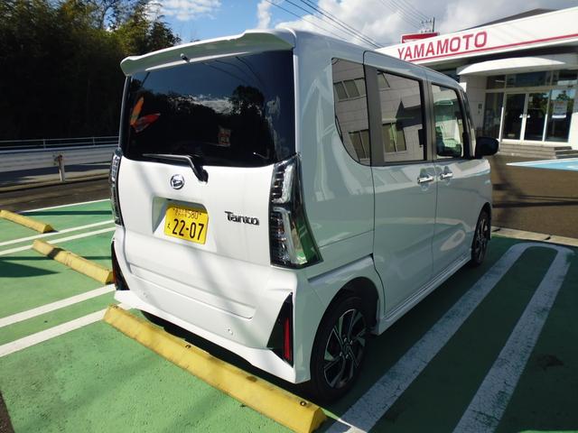 タント カスタムＸ　届出済未使用車　純正ＳＤナビ　バックカメラ　フルセグＴＶ　ＣＤ／ＤＶＤ再生　Ｂｌｕｅｔｏｏｔｈ　ＬＥＤヘッドライト　オートライト　両側パワースライドドア　スマートキー＆プッシュスタート（5枚目）