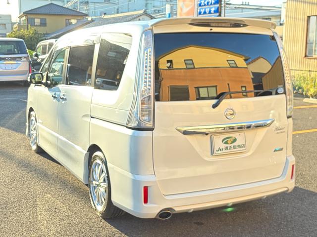 セレナ ライダー S-ハイブリッド 禁煙車 社外ナビTV Bモニター ETC ドラレコ 左右パワースライドドア LEDライト 純正エアロ 社外アルミホイール(9枚目)