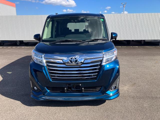 ルーミー カスタムＧ　純正ナビ　フルセグ　Ｂｌｕｅｔｏｏｔｈ　バックカメラ　両側電動スライド　スマートキー　ＬＥＤヘット　オートＬＥＤ　コーナーソナー　衝突回避ブレーキ　フルフラット　クルーズコントロール　オートエアコン（3枚目）