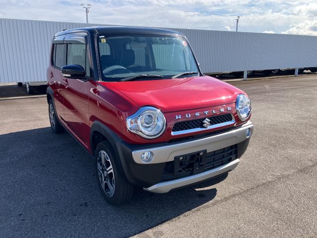 ハスラー Ｘ　純正ナビ　フルセグ　Ｂｌｕｅｔｏｏｔｈ　ＥＴＣ　ＨＩＤ　スマートキー　エネチャージ　キーフリーシステム　シートヒーター付き　イモビライザー　ベンチシートフルフラット　オートライト（4枚目）