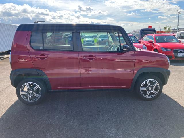 ハスラー Ｘ　純正ナビ　フルセグ　Ｂｌｕｅｔｏｏｔｈ　ＥＴＣ　ＨＩＤ　スマートキー　エネチャージ　キーフリーシステム　シートヒーター付き　イモビライザー　ベンチシートフルフラット　オートライト（6枚目）