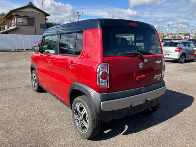 ハスラー Ｘ　純正ナビ　フルセグ　Ｂｌｕｅｔｏｏｔｈ　ＥＴＣ　ＨＩＤ　スマートキー　エネチャージ　キーフリーシステム　シートヒーター付き　イモビライザー　ベンチシートフルフラット　オートライト（7枚目）