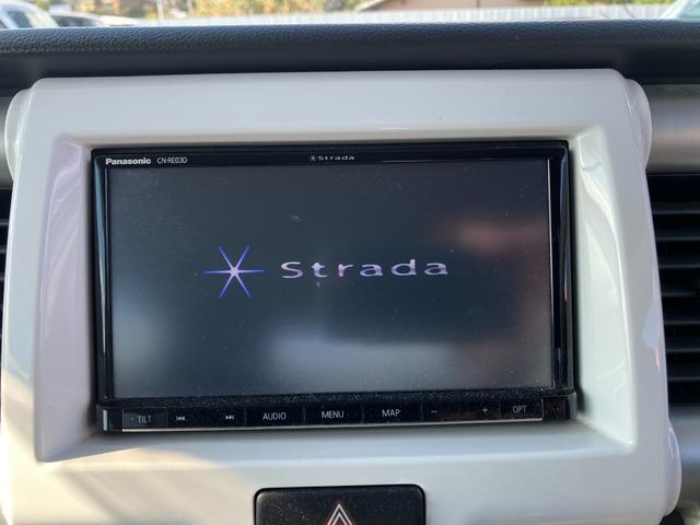 ハスラー Ｘ　純正ナビ　フルセグ　Ｂｌｕｅｔｏｏｔｈ　ＥＴＣ　ＨＩＤ　スマートキー　エネチャージ　キーフリーシステム　シートヒーター付き　イモビライザー　ベンチシートフルフラット　オートライト（11枚目）