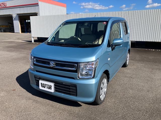 ワゴンＲ ハイブリッドＦＸ　セーフティＰ　純正ナビ　フルセグ　Ｂｌｕｅｔｏｏｔｈ　ワンオーナー　ｉストップ　誤発進抑制装置　スマキー　横滑り防止装置付　ＰＳ　イモビライザー　フルフラットシート　前席シートヒーター　オートエアコン（2枚目）