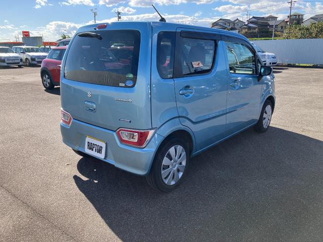 ワゴンＲ ハイブリッドＦＸ　セーフティＰ　純正ナビ　フルセグ　Ｂｌｕｅｔｏｏｔｈ　ワンオーナー　ｉストップ　誤発進抑制装置　スマキー　横滑り防止装置付　ＰＳ　イモビライザー　フルフラットシート　前席シートヒーター　オートエアコン（9枚目）