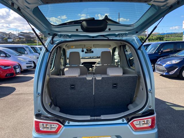 ワゴンＲ ハイブリッドＦＸ　セーフティＰ　純正ナビ　フルセグ　Ｂｌｕｅｔｏｏｔｈ　ワンオーナー　ｉストップ　誤発進抑制装置　スマキー　横滑り防止装置付　ＰＳ　イモビライザー　フルフラットシート　前席シートヒーター　オートエアコン（15枚目）