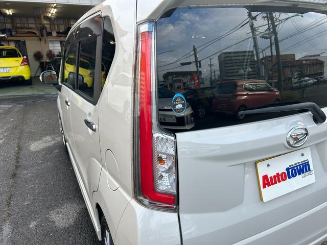 ムーヴ カスタム RS ハイパーSAII ターボ車 SDナビ Bluetoothオーディオ フルセグTV バックモニター LEDヘッドライト ETC ハーフレザーシート スマートキー2本 プッシュ 車線逸脱警報 横滑り防止(11枚目)