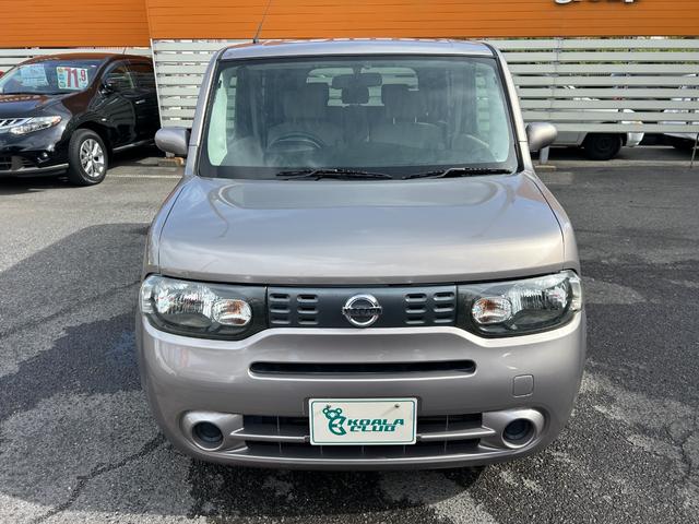 キューブ 15X 純正SDナビ バックモニター フルセグTV CD再生 ETC スマートキー2本 プッシュスタート アイドリングストップ プライバシーガラス ベンチシート 車検2年付 取扱説明書 禁煙車(7枚目)