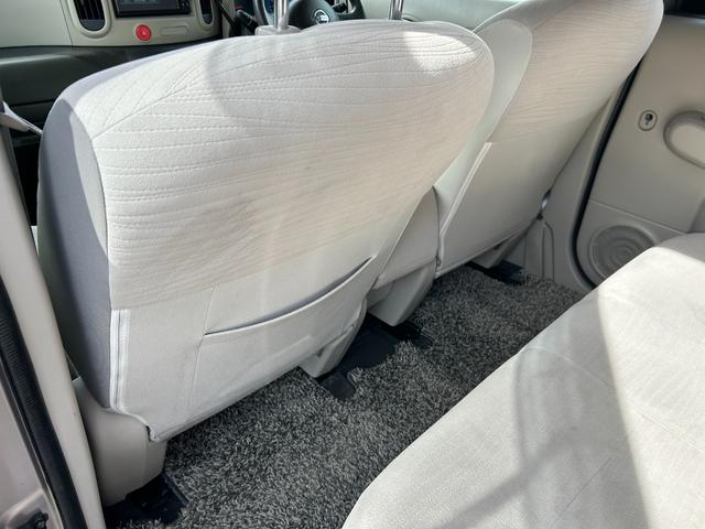 キューブ 15X 純正SDナビ バックモニター フルセグTV CD再生 ETC スマートキー2本 プッシュスタート アイドリングストップ プライバシーガラス ベンチシート 車検2年付 取扱説明書 禁煙車(44枚目)