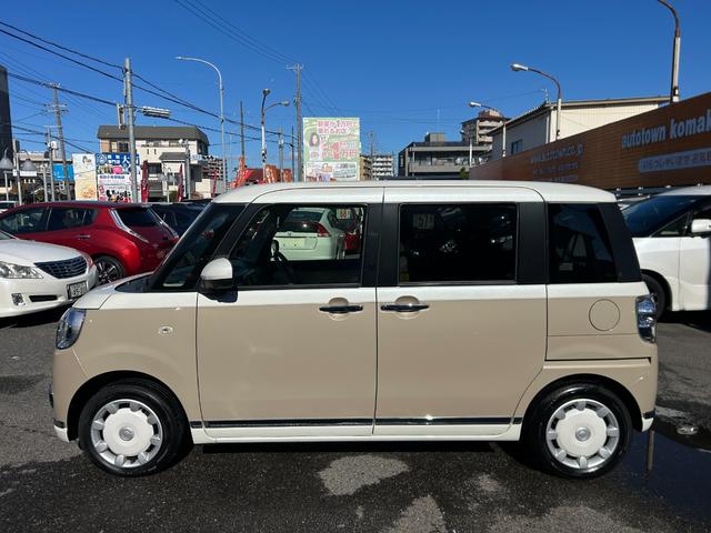 ムーヴキャンバス Ｇメイクアップリミテッド　ＳＡＩＩＩ　ツートン　ナビＴＶ　Ｂｌｕｅｔｏｏｔｈオーディオ　全方位モニター　両側パワースライド　ＥＴＣ　スマートキー　衝突被害軽減ブレーキ　シートヒーター　ＬＥＤヘッドライト　フォグランプ　禁煙（6枚目）