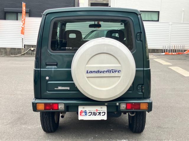 ジムニー ランドベンチャー 【車検R9年8月】 4WD 純正16インチアルミホイール 背面タイヤ エアコン フォグランプ CDプレーヤー ETC 3速AT パワーステアリング(42枚目)