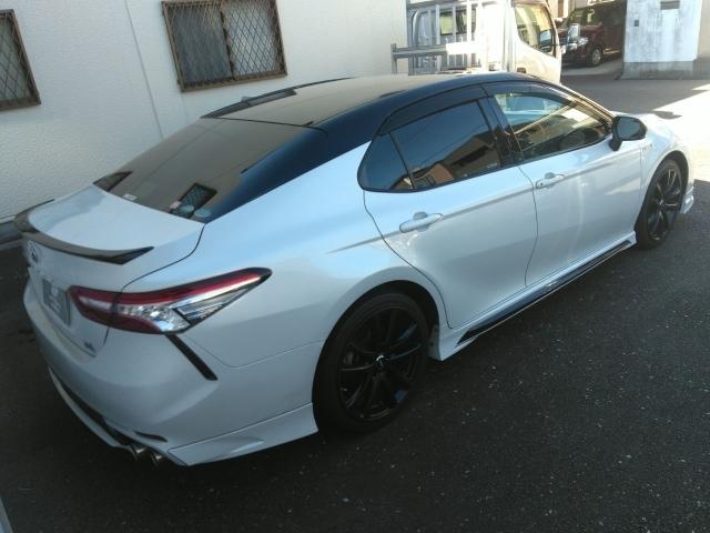 カムリ ＷＳ　ワンオーナー　キーレス　フルセグ　ナビ＆ＴＶ　１９アルミホイール　エアバッグ　オートマ　フル装備　助手席エアバッグ　衝突被害軽減システム　ＥＴＣ　バックカメラ　スマートキー　オートクルーズコントロール（3枚目）