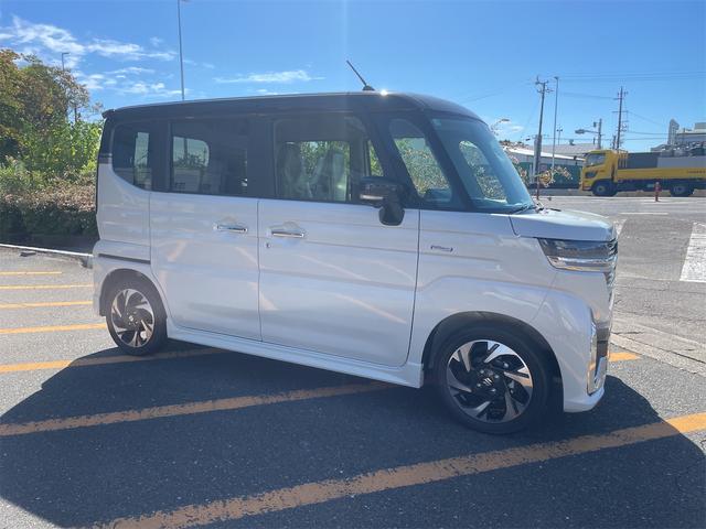 スペーシアカスタム ハイブリッドXS 届出済未使用車 360カメラ 運転席助手席エアバック サイドカーテンエアバック 両側電動パワースライドドア LEDヘッドライト 電動格納ドアミラー スマートキー オートクルーズコントロール(7枚目)