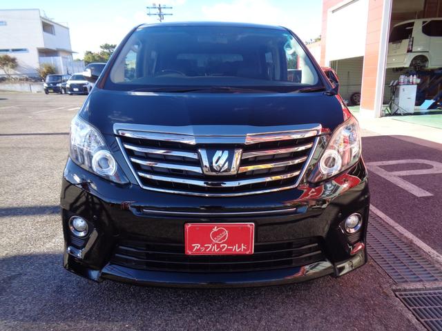 アルファード 240S タイプゴールド 両側パワースライドドア 純正ナビ・フルセグTV バックカメラ ハーフレザー パワーバックドア フリップダウンモニター スマートキー ETC フォグ Bluetooth クルコン 社外アルミ(2枚目)