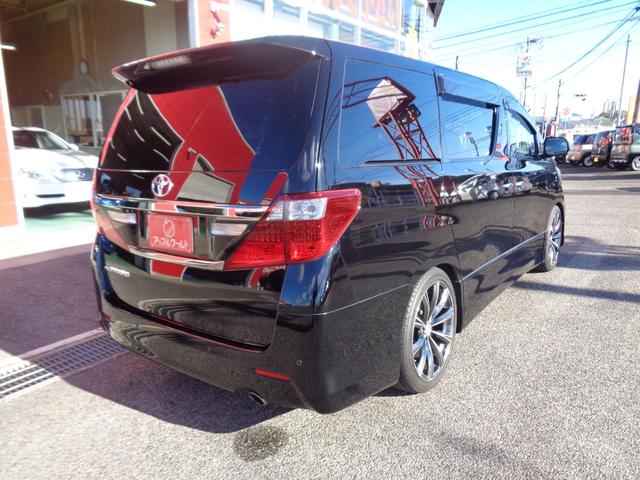 アルファード 240S タイプゴールド 両側パワースライドドア 純正ナビ・フルセグTV バックカメラ ハーフレザー パワーバックドア フリップダウンモニター スマートキー ETC フォグ Bluetooth クルコン 社外アルミ(6枚目)