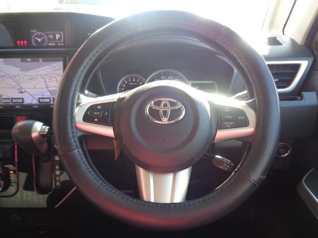 ルーミー カスタムG-T 両側パワスラ フリップダウン 純正ナビ・TV バックカメラ ドラレコ前後 LEDヘッド ETC スマートキー Bluetooth 純正15インチAW フォグ フロアマット(14枚目)