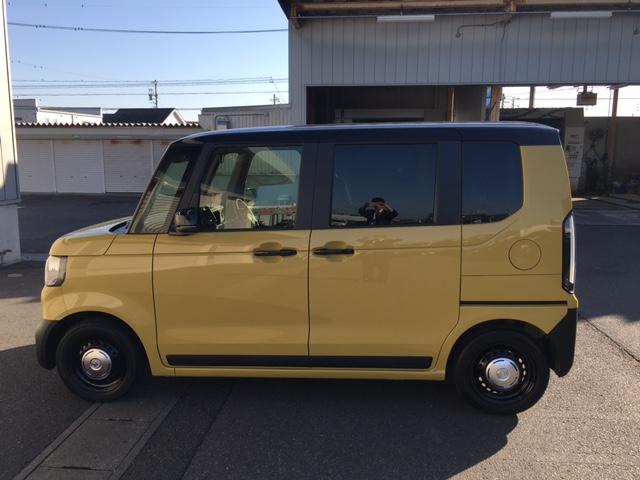 Ｎ－ＢＯＸジョイ ベースグレード　未登録新車　両側パワースライドドア　運転席＆助手席シートヒーター　２トーンカラー　ＨｏｎｄａＳＥＮＳＩＮＧ　チェック柄撥水ファブリック　ＬＥＤヘッドライト　スマートキー　オートブレーキホールド機能（5枚目）