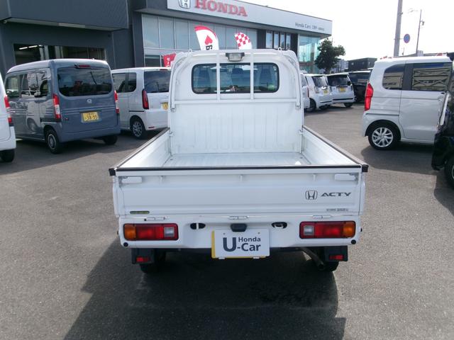 アクティトラック 　エアコン　ラジオ付　ＡＢＳ　荷台ランプ付　ヘッドライト光軸　パワ－ウィンドウ　パワステ　電波式キ－レスエントリ－（アンサ－バック／ウエルカムランプ機能付）ガ－ドパイプ付鳥居　ワンオ－ナ（21枚目）