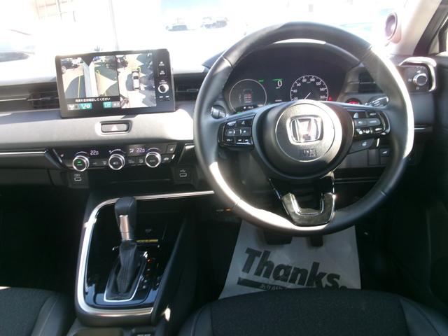 ヴェゼル e:HEV Z ホンダブラインドスポットインフォメーション 後退出庫サポ-ト マルチビューカメラシステム 運転席+助手席シ-トヒ-タ コンビシ-ト 18インチAW ETC2.0 フルセグTV 記録簿ワンオーナ 禁煙車(10枚目)