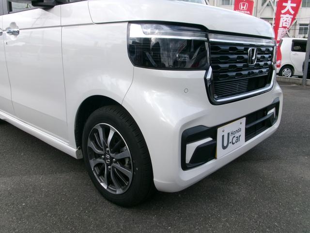 Ｎ－ＢＯＸカスタム ベースグレード　ギャザ－ズナビ（ＶＸＭ－２４５ＺＦＥＩ）　Ｂカメラ　フルセグＴＶ　運転席＋助手席シ－トヒ－タ　ＥＴＣ　自動パ－キング　両側パワースライド　１４インチＡＷ　スマ－トキ－　記録簿　ワンオーナ　　禁煙車（26枚目）