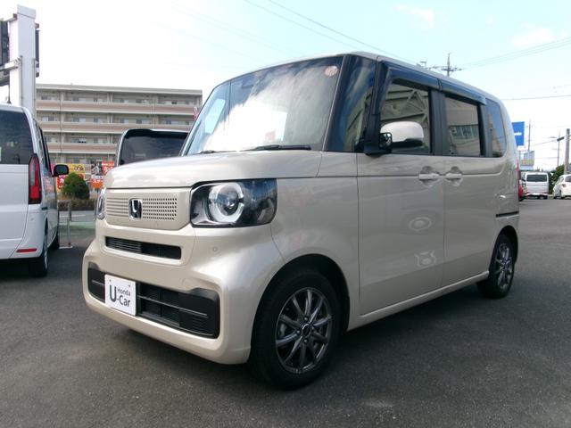 Ｎ－ＢＯＸ ファッションスタイル　ギャザ－ズナビ（ＶＸＭ－２４５ＺＦＥＩ）　Ｂカメラ　片側パワ－スライドドア　フルセグＴＶ　ＥＴＣ　ドラレコ前後　社外ＡＷ　自動パ－キング　ブル－トゥ－ス　スマ－トキ－　ＬＥＤヘッドライト　記録簿禁煙車（2枚目）