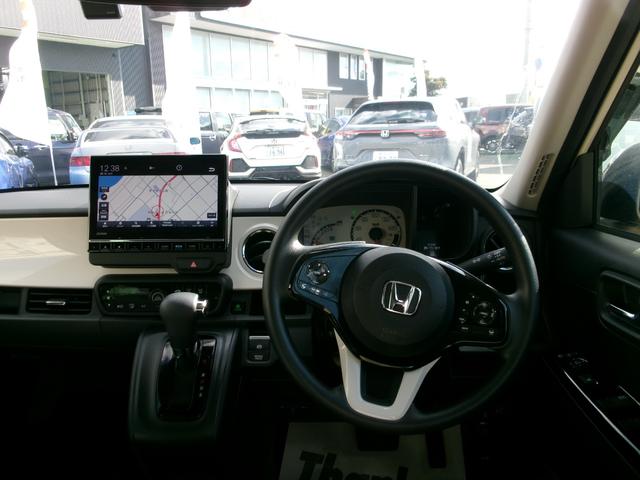 N-ONE ギャザーズSDナビ(LXU-237NBI) Bカメラ フルセグTV ブル-トゥ-ス ETC 自動パ-キング ドラレコ前後 プライムスム-スフロントシ-ト 14インチスチールホイ-ル 記録簿 ワンオーナ(9枚目)