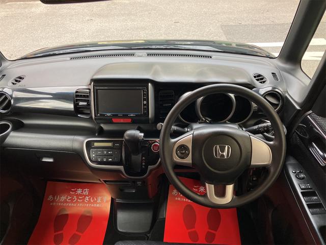 N-BOXカスタム G・Lパッケージ バックカメラ 両側電動スライドドア ナビ オートライト HID スマートキー アイドリングストップ 電動格納ミラー CVT 盗難防止システム ABS ESC エアコン パワーステアリング(2枚目)