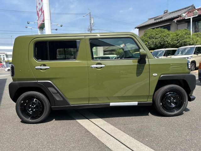 タフト Ｘ　届出済未使用車・２ＷＤ・ＣＶＴ・スマートアシスト・ＬＥＤヘッドライト・オートライト・スカイフィルムトップ・プッシュスタート・バックカメラ・ＵＳＢ電源ソケット・ブレーキホールド・オートエアコン（11枚目）