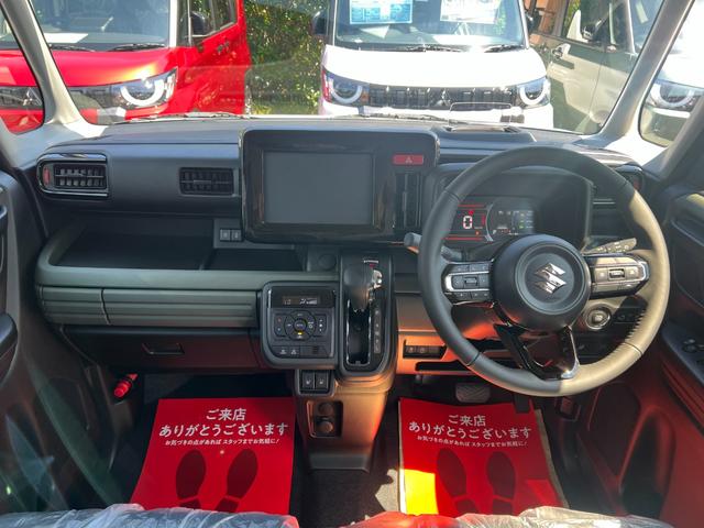 スペーシアギア ハイブリッドＸＺ　届出済未使用車・２ＷＤ・ＣＶＴ・両側電動スライドドア・ＵＳＢ電源・アルミホイール・パーソナルテーブル・ＬＥＤヘッドライト・電動パーキング・ブレーキホールド・シートヒーター・オットマン（30枚目）
