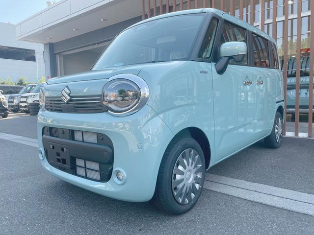 ワゴンＲスマイル ハイブリッドＸ　届出済未使用車・２ＷＤ・ＣＶＴ・両側電動スライドドア・ＬＥＤヘッドランプ・パーソナルテーブル・６スピーカー・３６０°プレミアムＵＶ＆ＩＲガラス・パーソナルテーブル・ＬＥＤサイドターンランプ（9枚目）