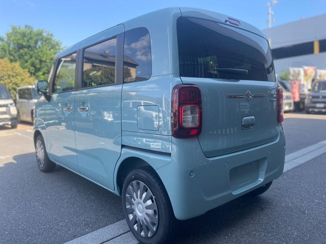 ワゴンＲスマイル ハイブリッドＸ　届出済未使用車・２ＷＤ・ＣＶＴ・両側電動スライドドア・ＬＥＤヘッドランプ・パーソナルテーブル・６スピーカー・３６０°プレミアムＵＶ＆ＩＲガラス・パーソナルテーブル・ＬＥＤサイドターンランプ（14枚目）