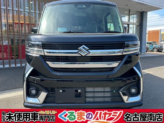 スペーシアカスタム ハイブリッドXS ・届出済未使用車・2WD・CVT・両側電動スライドドア・USB電源・アルミホイール・パーソナルテーブル・LEDヘッドライト・電動パーキング・ブレーキホールド・シートヒーター・オットマン(8枚目)