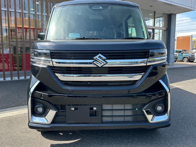 スペーシアカスタム ハイブリッドXS ・届出済未使用車・2WD・CVT・両側電動スライドドア・USB電源・アルミホイール・パーソナルテーブル・LEDヘッドライト・電動パーキング・ブレーキホールド・シートヒーター・オットマン(10枚目)