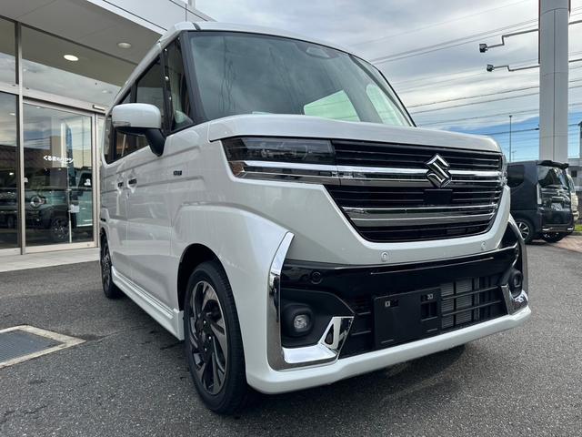 スペーシアカスタム ハイブリッドXS ・届出済未使用車・2WD・CVT・両側電動スライドドア・USB電源・アルミホイール・パーソナルテーブル・LEDヘッドライト・電動パーキング・ブレーキホールド・シートヒーター・オットマン(11枚目)