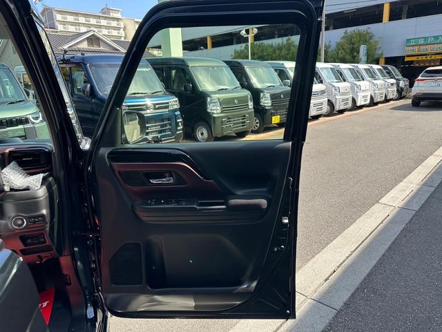 スペーシアカスタム ハイブリッドXSターボ 届出済未使用車・2WD・CVT・LEDヘッドライト・電動パーキングブレーキ・シートヒーター・両側電動スライド・ステアリングヒーター・マルチユースフラップ・15インチアルミ・USBソケット・本革ハンドル(20枚目)