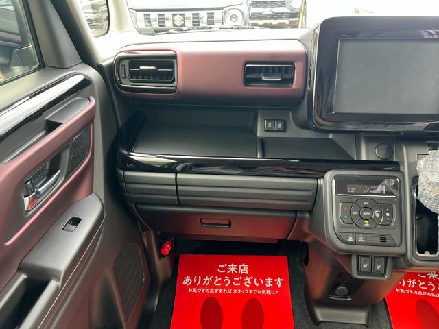 スペーシアカスタム ハイブリッドXSターボ 届出済未使用車・2WD・CVT・LEDヘッドライト・電動パーキングブレーキ・シートヒーター・両側電動スライド・ステアリングヒーター・マルチユースフラップ・15インチアルミ・USBソケット・本革ハンドル(30枚目)