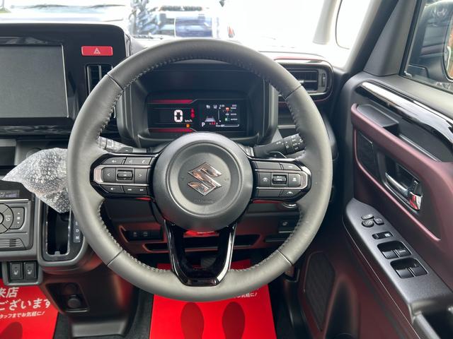 スペーシアカスタム ハイブリッドXSターボ 届出済未使用車・2WD・CVT・LEDヘッドライト・電動パーキングブレーキ・シートヒーター・両側電動スライド・ステアリングヒーター・マルチユースフラップ・15インチアルミ・USBソケット・本革ハンドル(20枚目)