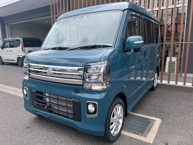 エブリイワゴン PZターボ ・届出済未使用車・2WD・CVT・ハイルーフ・片側電動スライドドア・セーフティサポート・LEDヘッドライト・オーバーヘッドシェルフ・アルミホイール・USB電源ソケット・プッシュスタート(9枚目)