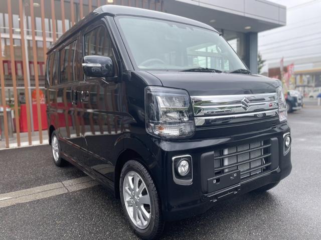 エブリイワゴン PZターボ ・届出済未使用車・2WD・CVT・ハイルーフ・片側電動スライドドア・セーフティサポート・LEDヘッドライト・オーバーヘッドシェルフ・アルミホイール・USB電源ソケット・プッシュスタート(9枚目)