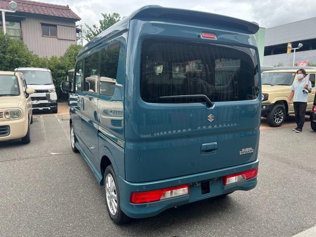 エブリイワゴン PZターボスペシャル 届出済未使用車・4WD・CVT・ハイルーフ・ターボ・両側電動スライドドア・オートステップ・シートヒーター・ルーフコンソール・オートエアコン・プッシュスタート・アルミホイール(13枚目)